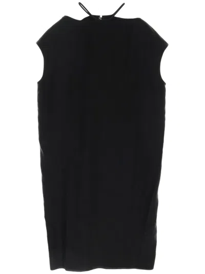 Pre-owned Hermes 2010s Silk Mini Dress In Black