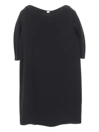 Pre-owned Hermes 2010s Silk Mini Dress In Black