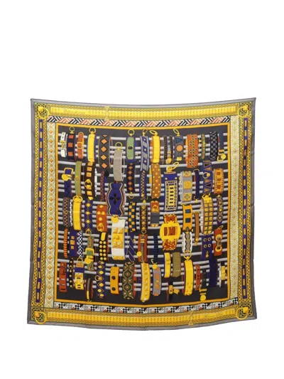 Pre-owned Hermes 2010s Silk Scarf In Multi