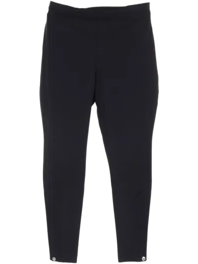 Pre-owned Hermes 2010s Tapered Trousers In Black