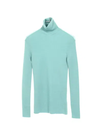 Pre-owned Hermes 2010s Turtleneck Sweater In Green