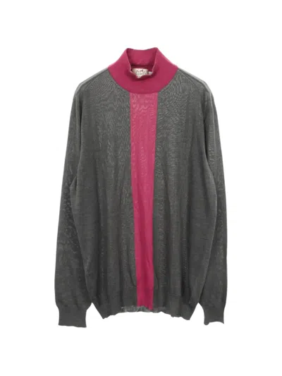 Pre-owned Hermes 2010s Turtleneck Sweater In Grey