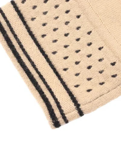 Pre-owned Hermes 2010s Twill Bandana Knitted Dress In Brown