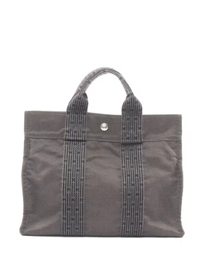 Pre-owned Hermes 2010s Yale Line Pm Tote Bag In Black