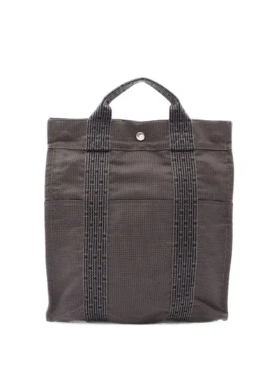 Pre-owned Hermes 2010s Yell Line Ado Mm Backpack In Grey