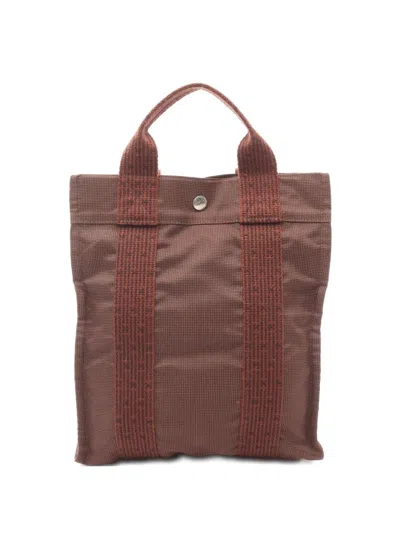 Pre-owned Hermes 2010s Yell Line Pm Tote Bag In Brown