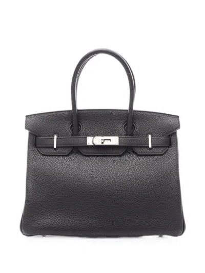 Pre-owned Hermes 2011 30 Birkin Tote Bag In Black