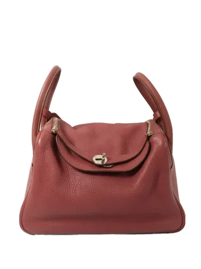 Pre-owned Hermes 2011 30 Lindy Shoulder Bag In Pink
