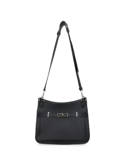 Pre-owned Hermes 2011 34 Jypsiere Shoulder Bag In Black