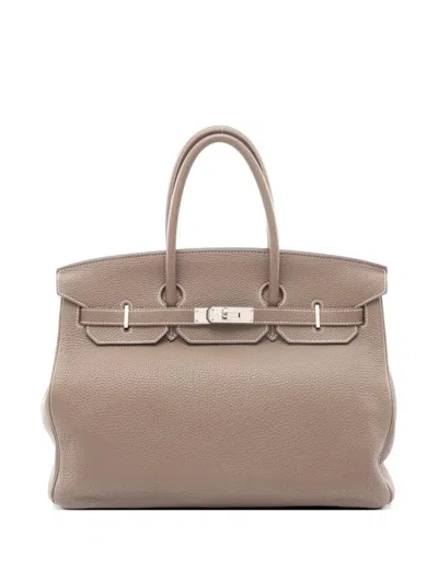 Pre-owned Hermes 2011 35 Birkin Tote Bag In Brown