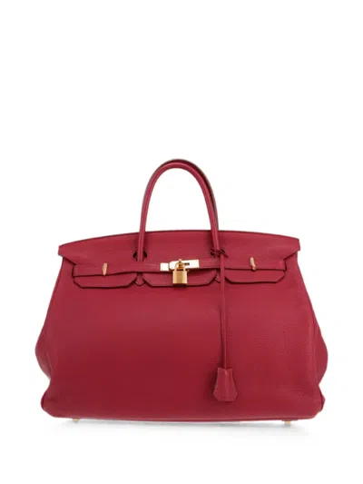 Pre-owned Hermes 2011 40 Birkin Tote Bag In Pink