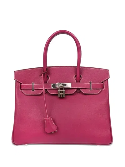 Pre-owned Hermes 2011 Birkin 30 Epsom-leather Handbag In Purple