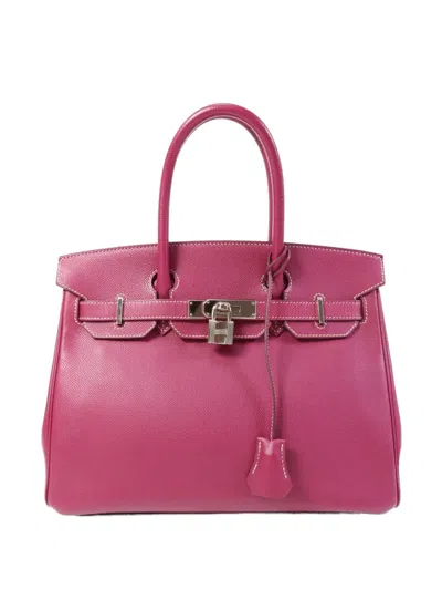 Pre-owned Hermes 2011 Birkin 30 Epsom Tote Bag In Pink