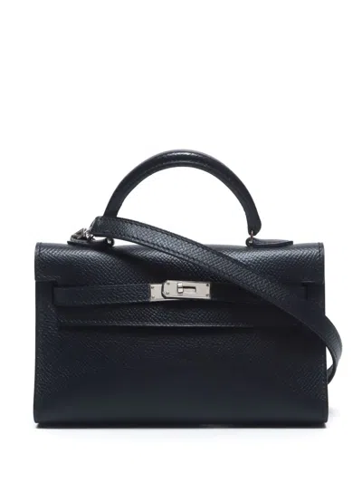 Pre-owned Hermes 2011 Kelly 15 Two-way Handbag In Black