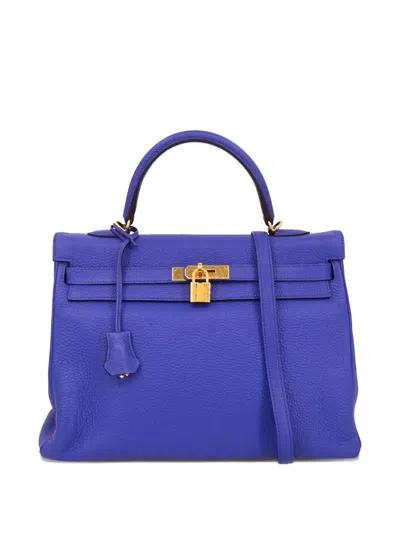 Pre-owned Hermes 2011 Kelly 35 Leather Tote Bag