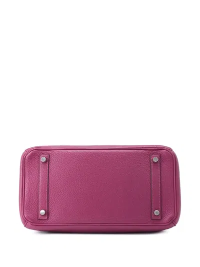 Pre-owned Hermes 2011 Togo Birkin Retourne 30 Handbag In Pink