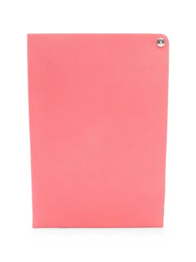 Pre-owned Hermes 2011 Togo Tablet Case In Pink