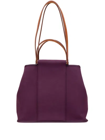 Pre-owned Hermes 2011 Toile Cabag 32 Satchel