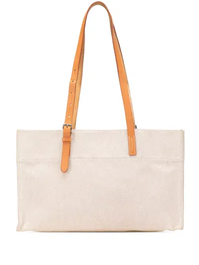 Pre-owned Hermes 2011 Toile Etriviere Elan Tote Bag