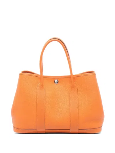Pre-owned Hermes 2011 Tpm Garden Party Tote Bag