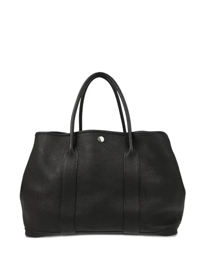 Pre-owned Hermes 2011s Negonda Garden Party Tote Bag In Black