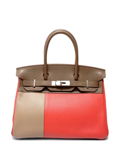 Pre-owned Hermes 2012 Birkin 30 Casaque Handbag In Pink