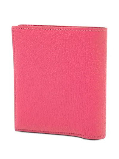 Pre-owned Hermes 2012 Chevre Mysore Evelyne Wallet Small Wallets In Pink
