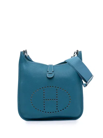 Pre-owned Hermes 2012 Clemence Evelyne Iii 33 Crossbody Bag