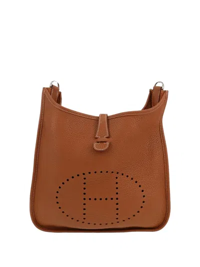 Pre-owned Hermes 2012 Evelyne 3 Shoulder Bag In Brown