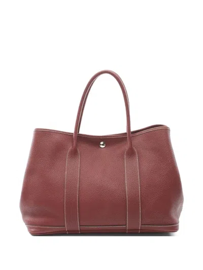 Pre-owned Hermes 2012 Garden Party Pm Tote Bag In Brown