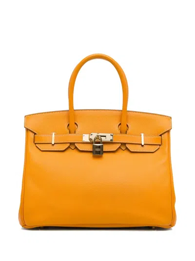Pre-owned Hermes 2012  2012 Epsom Birkin Retourne 30 In Orange