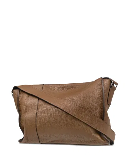 Pre-owned Hermes 2013 Alfred 35 Shoulder Bag In Brown