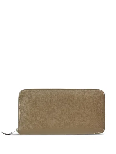 Pre-owned Hermes 2013 Azap Wallet In 中性色