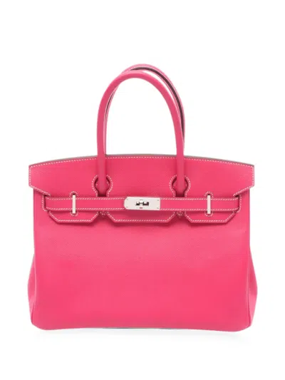 Pre-owned Hermes 2013 Birkin 30 Tote Bag In Pink