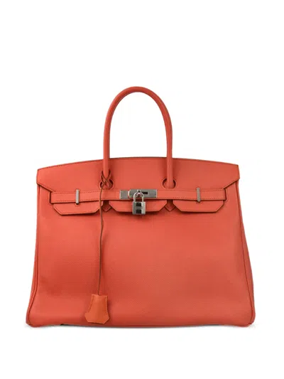 Pre-owned Hermes 2013 Birkin 35 Handbag In Pink