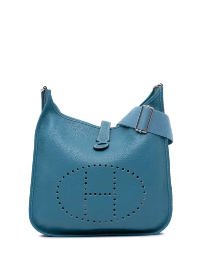 Pre-owned Hermes 2013 Clemence Evelyne Iii 33 Crossbody Bag