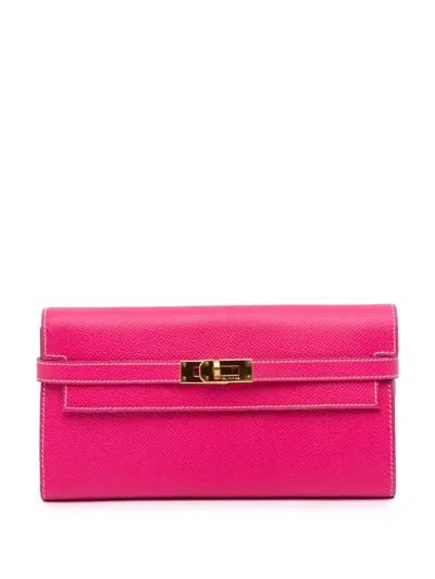 Pre-owned Hermes 2013 Epsom Kelly Longue Wallet Long Wallets