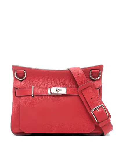 Pre-owned Hermes 2013 Gypsier 31 Leather Crossbody Bag In Red
