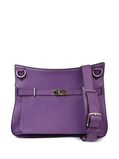 Pre-owned Hermes 2013 Jypsière 34 Shoulder Bag In 紫色