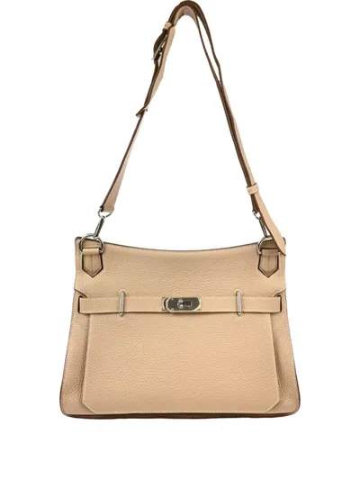 Pre-owned Hermes 2013 Jypsiere 34 Shoulder Bag In Neutrals
