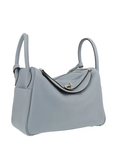 Pre-owned Hermes 2013 Lindy Handbag In Blue