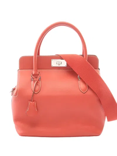 Pre-owned Hermes 2013 Swift Toolbox 26 Satchel In Pink