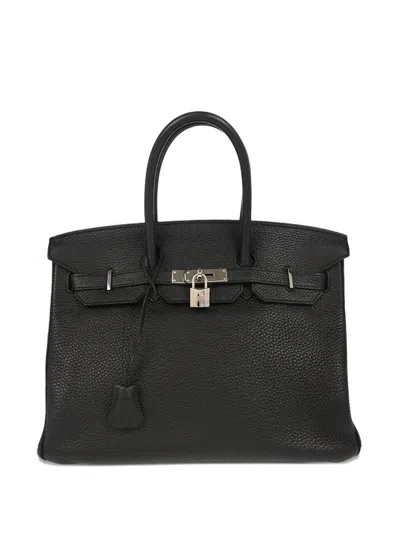 Pre-owned Hermes 2013 Togo Birkin 35 Handbag In Black