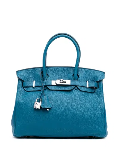 Pre-owned Hermes 2013 Togo Birkin Retourne 30 Handbag