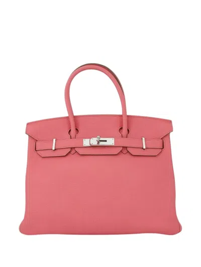 Pre-owned Hermes 2013 Togo Birkin Retourne 30 Handbag In Pink