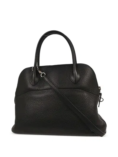 Pre-owned Hermes 2014 31 Bolide Handbag In Black