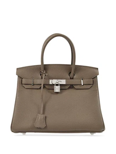 Pre-owned Hermes 2014 Birkin 30 Handbag In Brown