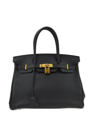 Pre-owned Hermes 2014 Birkin 30 Tote Bag In Black