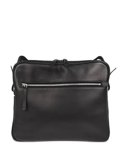 Pre-owned Hermes 2014 Hebdo Reporter Shoulder Bag In Black