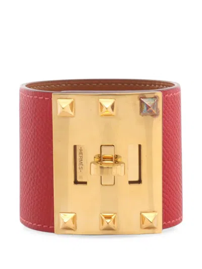 Pre-owned Hermes 2014 Kelly Dog Extreme Bracelet In Gold